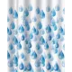 WATER DROP - Impregnált textil zuhanyfüggöny - 180 x 200 cm
