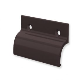   Erkélyajtó behúzó kilincs, közepes, alumínium, sötétbarna