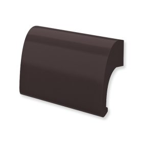   Erkélyajtó behúzó kilincs, nagy, alumínium, sötétbarna