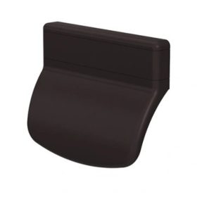   Erkélyajtó behúzó kilincs, közepes, műanyag, sötétbarna