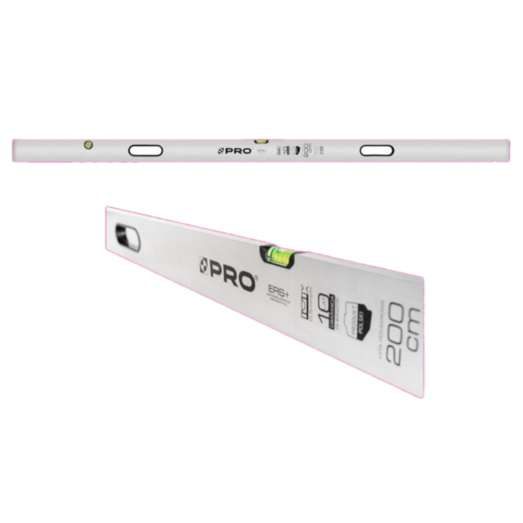 Profi ölesléc 2db libellával, fogantyúval 150cm