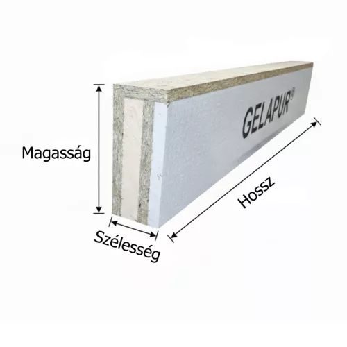 Gelapur hőhídmegszakító toktoldó MFP lappal 450kg-ig 125cm