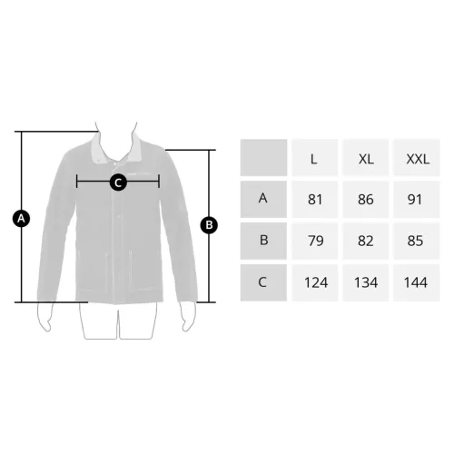 Marhabőr hegesztő kabát - XL-es méret (Hossz [cm]: 91)