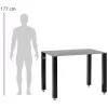 Hegesztő asztal - 1000 kg - 119 x 79 cm (Cső vastagsága: 4 mm)