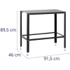 Hegesztő asztal - 100 kg - 91,5 x 46 cm (Max. terhelhetőség: 100 kg)