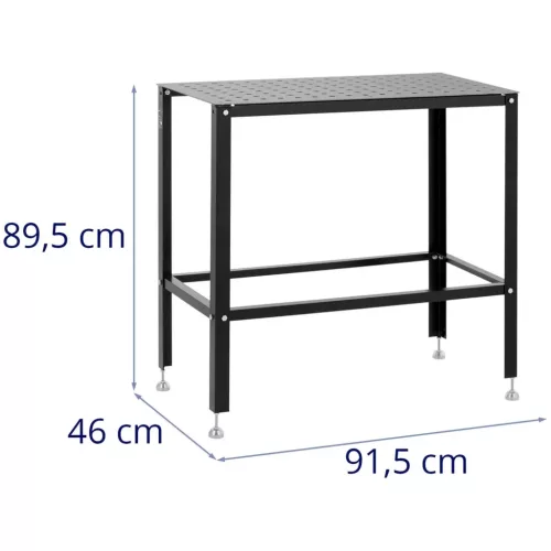Hegesztő asztal - 100 kg - 91,5 x 46 cm (Max. terhelhetőség: 100 kg)