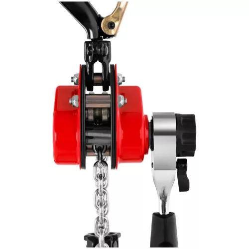 Racsnis emelő - 500 kg - 1,5 m (Lánc típusa: G80)