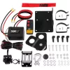 Offroad csörlő - 1.590 kg - 3.500 font - 12 V - 12 m acélkötél - mellékelt kötélcsiga (Dob átmérője: 32 mm)