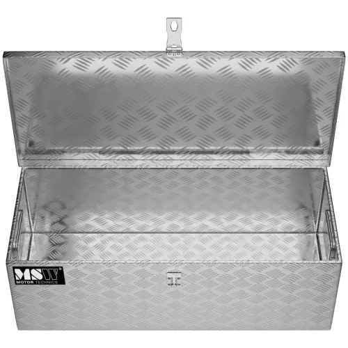 Alumínium hordozó láda - 76.5 x 35.5 x 25.5 cm - 56 l (Anyag: Alumínium)
