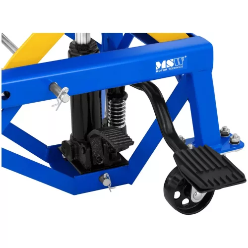 Ollós emelő görgőkkel - 150 kg (Anyag: Acél)