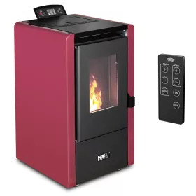 Pelletkályha - 6.5 kW -  50–150 m³ - 5 szint - időzítő