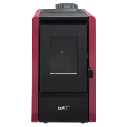 Pelletkályha - 6.5 kW -  50–150 m³ - 5 szint - időzítő (Tartály kapacitása: 10 kg)