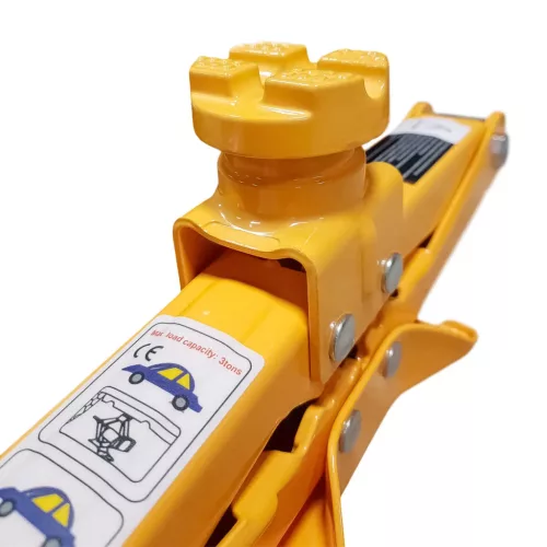 Elektromos autó emelő - 12 V - 3 t - kerékcsere készlet - ollós emelő (Névleges teljesítmény: 150 W)
