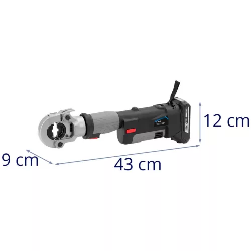 Krimpelő fogó - hidraulikus - 16–300 mm² - hatszög alakú krimpelés - 60 kN (Elemmel való működtetés: Igen)