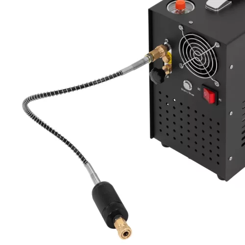 PCP kompresszor - 300 bar - 12/220 V - 400 W - automatikus leállítással (12V kimenet: Igen)