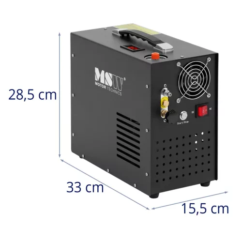 PCP kompresszor - 300 bar - 12/220 V - 400 W - automatikus leállítással (Tartály: 1.5 l)