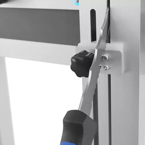 Szigetelés vágó gép - 1500 mm-ig - 0–90° - szigetelés vágó késsel (Szín: Fém ezüst színű)