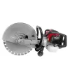 Betonvágó - benzin - 3000 W - 155 mm vágási mélység (Szín: Fekete)