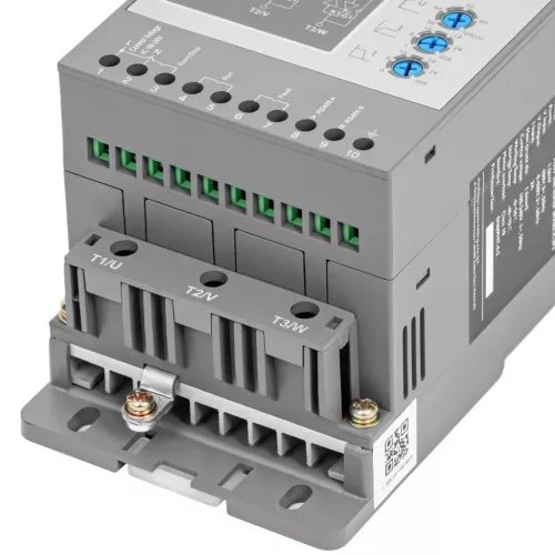 Lágyindító - 400 V / 100 - 240 V - 1,5 kW - 3 A (Szín: Szürke)