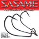 SASAME Wide Gape Offset speciális horog - Black Nickel - 1