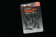 ACE Carp - Flexi Ring Swivels - forgó rugalmas gyűrűvel - 10db / csomag - méret: 10