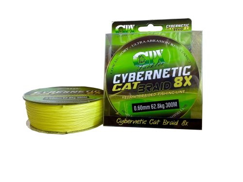 CPX Cybernetic CAT X8 Braid Line - fonott zsinór - Yellow - 300m - 0,45mm