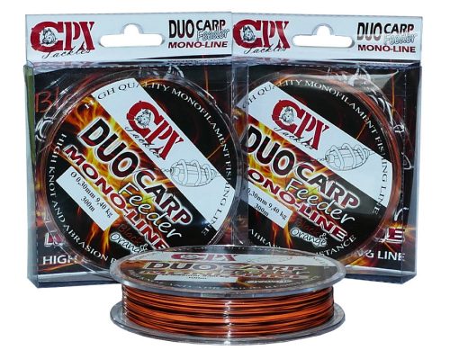 CPX - DUO CARP FEEDER MONO-LINE zsinór - BLACK & ORANGE - 300m - 0,20mm