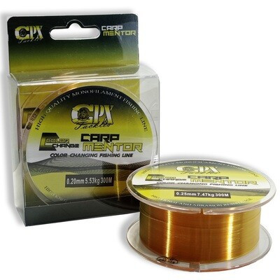 CPX MENTOR MONO LINE zsinór - yellow-green - 300m - 0,30mm