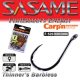 SASAME Thinners Barbless bojlis horog - Black Nickel - 4