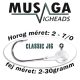 Musaga Classic Jig horog fejjel - 1/0 - (5db/csomag) - 10,0gr