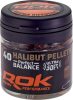 ROK Halibut DIPPELT Pellet 9mm - balanszírozott 40db/üveg - Barna