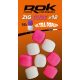 ROK Zig Cube Mix 12mm - Ultra Pop-up 16db/blister - Pink/Fehér