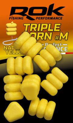 ROK - TRIPLE CORN - Natural yellow - kukorica sárga  tripla gumi kukorica - ULTRA POPUP vagy BALANCE - Balanszírozott