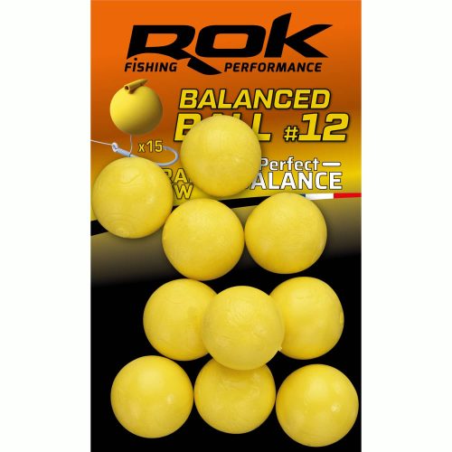 ROK - BALL - Natural yellow - kukorica sárga gumi bogyó - ULTRA POPUP vagy BALANCE -  12 Ballanszírozott