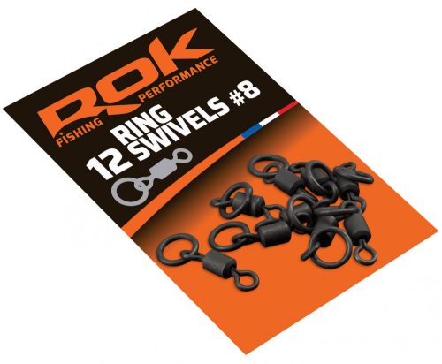 ROK RING Swivels - Karikás forgó - 12 darab/csomag