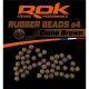 ROK RUBBER Beads Ø4, 6, 8 mm - Gumigyöngy - Camo Barna