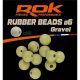 ROK RUBBER Beads Ø4, 6, 8 mm - Gumigyöngy - Sóder