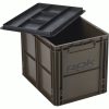 ROK CRATE 433 Set - nagy rekesz tetővel -40cm x 30cm x 32cm - Zöld