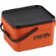 ROK 10 literes szögletes keverő edény fedéllel - SQUARE BUCKET with soft cover - Narancs