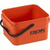 ROK 10 literes szögletes keverő edény fedéllel - SQUARE BUCKET with soft cover - Narancs