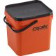 ROK 17 literes szögletes keverő edény fedéllel - SQUARE BUCKET with soft cover - Narancs