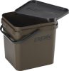 ROK 17 literes szögletes keverő edény fedéllel - SQUARE BUCKET with soft cover - Zöld