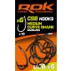 ROK - MEDIUM CURVE SHANK Barbless - Szakáll nélküli teflon horog - 6-os