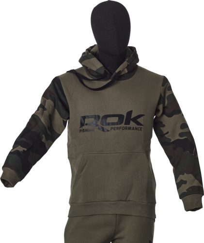 ROK - CAMO HOODIE - Kapucnis terep mintás pulóver - M