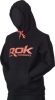 ROK - BLACK HOODIE - Kapucnis fekete pulóver - M