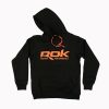 ROK - BLACK HOODIE - Kapucnis fekete pulóver - M