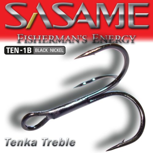 SASAME Tenka Treble hármas horog - Black Nickel - 2