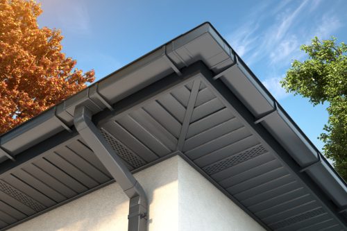 Gondozásmentes eresz panel 30cm x 1m aranytölgy