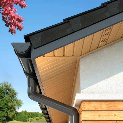 Gondozásmentes eresz panel 30cm x 1m aranytölgy