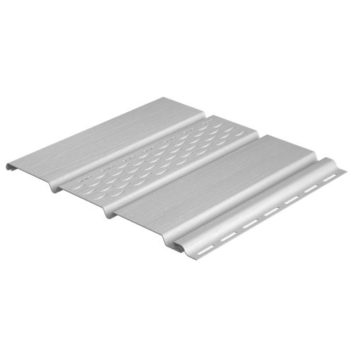 Gondozásmentes eresz panel perforált 30cm x 2m fehér
